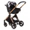 Carucior Chipolino Elite 3 in 1 black white