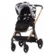 Carucior Chipolino Elite 3 in 1 black white