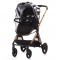 Carucior Chipolino Elite 3 in 1 black white