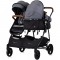 Carucior gemeni Chipolino Duo Smart 2 in 1 cloud