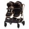 Carucior gemeni Chipolino Duo Smart 2 in 1 ebony