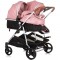 Carucior gemeni Chipolino Duo Smart 2 in 1 flamingo