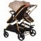 Carucior gemeni Chipolino Duo Smart 2 in 1 golden beige