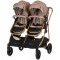 Carucior gemeni Chipolino Duo Smart 2 in 1 golden beige