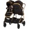 Carucior gemeni Chipolino Duo Smart 2 in 1 obsidian gold