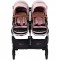 Carucior gemeni Chipolino Duo Smart 2 in 1 pink marshmallow