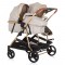 Carucior gemeni Chipolino Duo Smart 2 in 1 sand