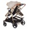 Carucior gemeni Chipolino Duo Smart 2 in 1 sand