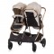 Carucior gemeni Chipolino Duo Smart 2 in 1 sand