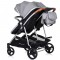 Carucior gemeni Chipolino Duo Smart 3 in 1 anthracite
