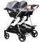 Carucior gemeni Chipolino Duo Smart 3 in 1 anthracite