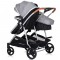 Carucior gemeni Chipolino Duo Smart 3 in 1 anthracite