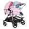 Carucior gemeni Chipolino Duo Smart 3 in 1 rose water sky