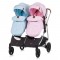 Carucior gemeni Chipolino Duo Smart 3 in 1 rose water sky
