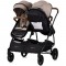 Carucior gemeni Chipolino Duo Smart 3 in 1 tiramisu