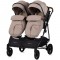 Carucior gemeni Chipolino Duo Smart 3 in 1 tiramisu