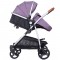 Carucior gemeni Chipolino Duo Smart 2 in 1 anthracite lilac