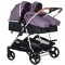 Carucior gemeni Chipolino Duo Smart 2 in 1 lilac