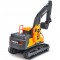 Excavator Dickie Toys Volvo Mining Excavator 60 cm cu telecomanda, lumini si sunete gri