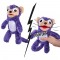 Jucarie de plus Simba ScreamerZ Monkey 30 cm cu sunete