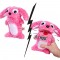 Jucarie de plus Simba ScreamerZ Rabbit 30 cm cu sunete