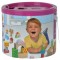 Jucarie Eichhorn Cuburi in galetusa Wooden Blocks 50 piese