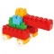 Jucarie Pilsan Cuburi de construit in cutie Jumbo Blocks 60 piese