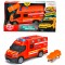 Masina ambulanta Dickie Toys Iveco Daily Ambulance 1:32 18 cm rosu