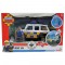 Masina de politie Simba Fireman Sam Police Car cu figurina Malcolm si accesorii