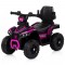 Masinuta de impins Chipolino ATV cu maner pink