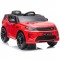 Masinuta electrica Chipolino SUV Land Rover Discovery cu scaun din piele si roti EVA red