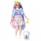 Papusa Barbie by Mattel Extra Style Beanie GVR05 cu figurina si accesorii