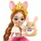 Papusa Enchantimals by Mattel Brystal Bunny Family cu 3 figurine si accesorii