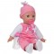 Papusa interactiva Simba Laura Baby Talk 38 cm cu biberon si suzeta