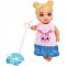 Papusa Simba Steffi Love 29 cm Baby World in rochie cu floricele, cu 2 copii, 1 bebelus si accesorii