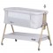 Patut Co-Sleeper Chipolino Sweet Dreams grey stars wood