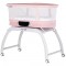 Patut cu leganare si cantar integrat Chipolino Sogno 2 in 1 pink