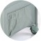 Patut pliabil Chipolino Relax basil linen cu laterala culisanta