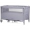 Patut pliabil Chipolino Relax cloud linen cu laterala culisanta