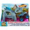 Pista de masini Hot Wheels by Mattel Monster Truck Pit and Launch Team Mega Wrex cu 2 masinute