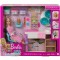 Set Barbie by Mattel Wellness and Fitness O zi la salonul Spa papusa cu figurina si accesorii