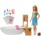 Set Barbie by Mattel Wellness and Fitness Papusa cu cada