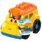 Set constructie Fisher Price Mega Blocks Autobuz scolar cu 6 piese