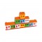 Set constructie Pilsan Mini City 32 piese in cutie