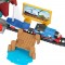 Set Fisher Price by Mattel Thomas and Friends Bridge Lift Thomas and Skiff cu sina, locomotiva motorizata si vagon