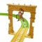 Set Fisher Price by Mattel Thomas and Friends Monkey Palace cu sina, vagoane si locomotiva motorizata