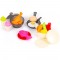 Set jucarie Chipolino Kitchen 84 cm cu sistem de curgere apa, lumini, sunete si 79 accesorii