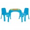 Set Masuta cu 2 scaune pentru copii Pilsan King Table blue