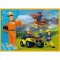 Set puzzle 4 in 1 Trefl Fireman Sam, Pompierul Sam in ajutor, 1x35 piese, 1x48 piese, 1x54 piese, 1x70 piese