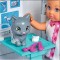 Set Simba Evi Love Doctor Evi 2 in 1 Vet Mobile masina cu papusa 12 cm si accesorii